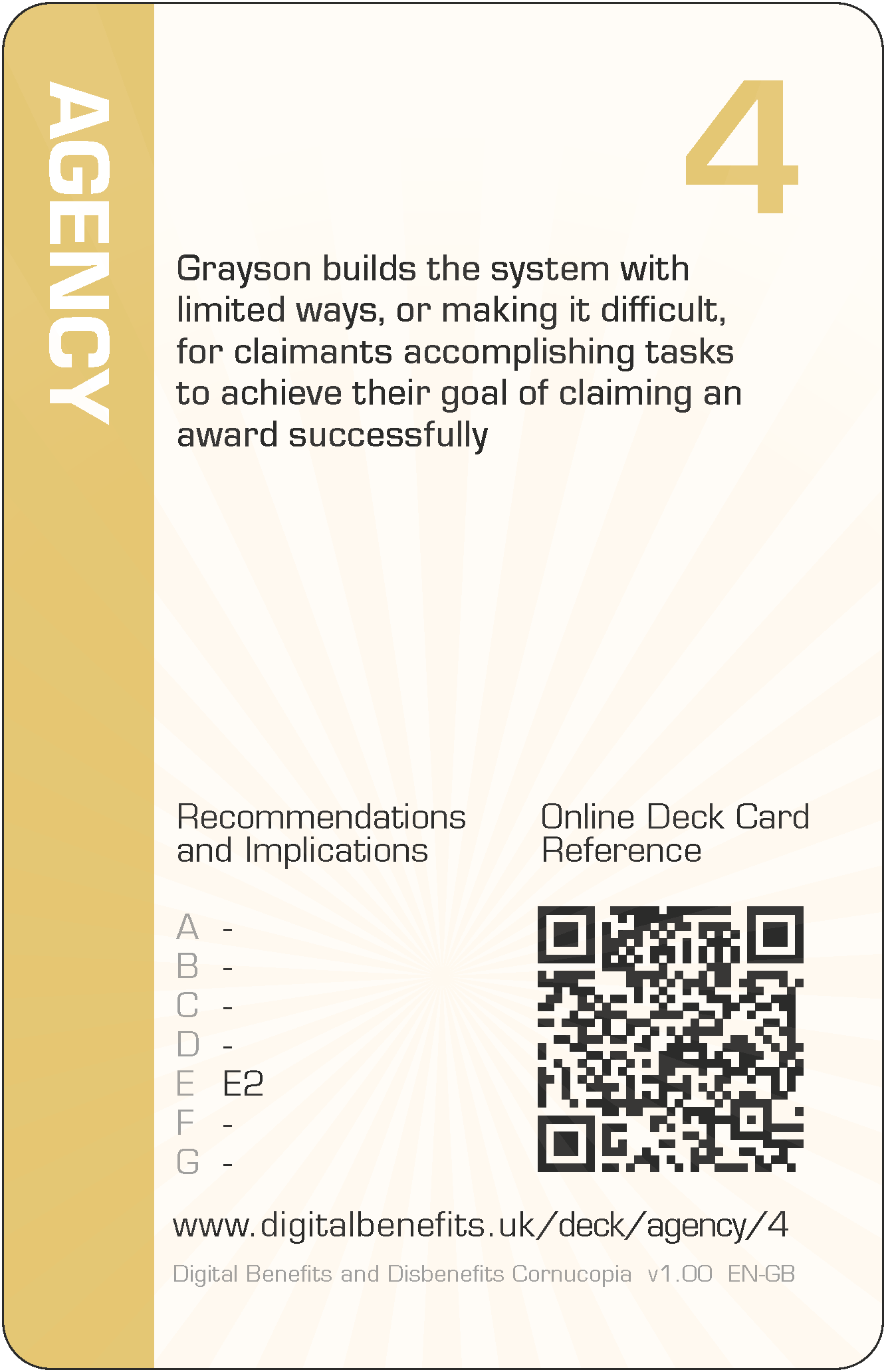 Grayson builds the system with limited ways, or making it difficult, for claimants accomplishing tasks to achieve their goal of claiming an award successfully