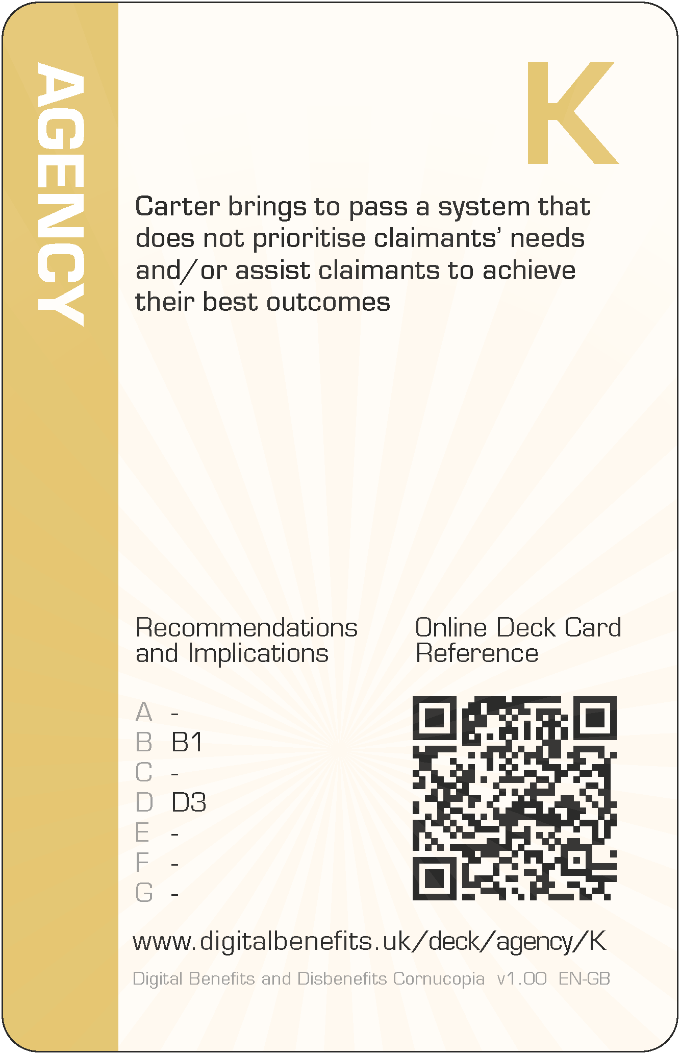 Carter brings to pass a system that does not prioritise claimants` needs and/or assist claimants to achieve their best outcomes