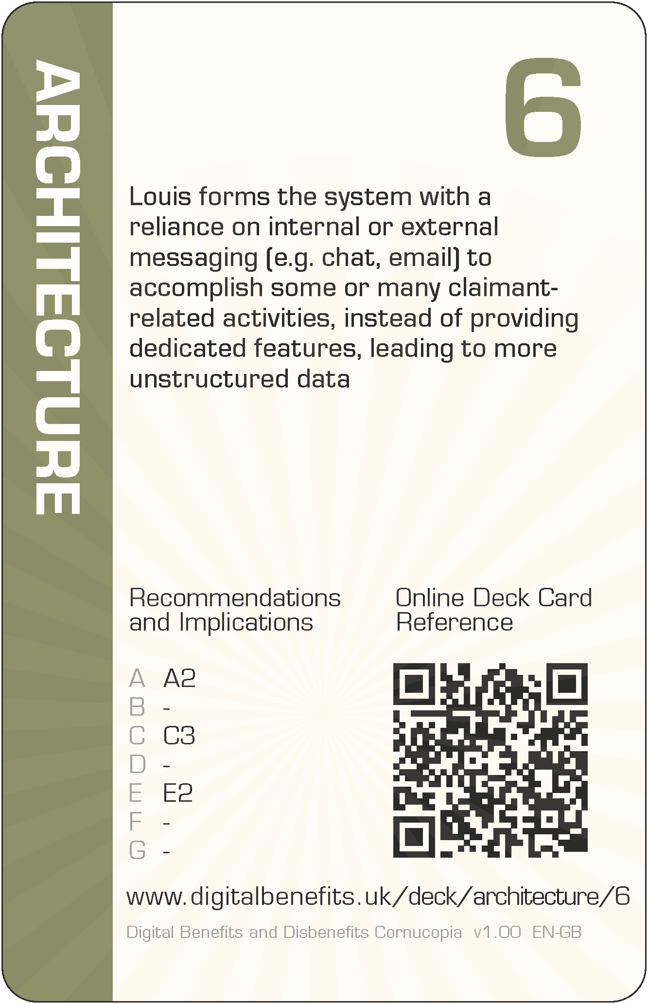 Louis forms the system with a reliance on internal or external messaging (e.g. chat, email) to accomplish some or many claimant-related activities, instead of providing dedicated features, leading to more unstructured data