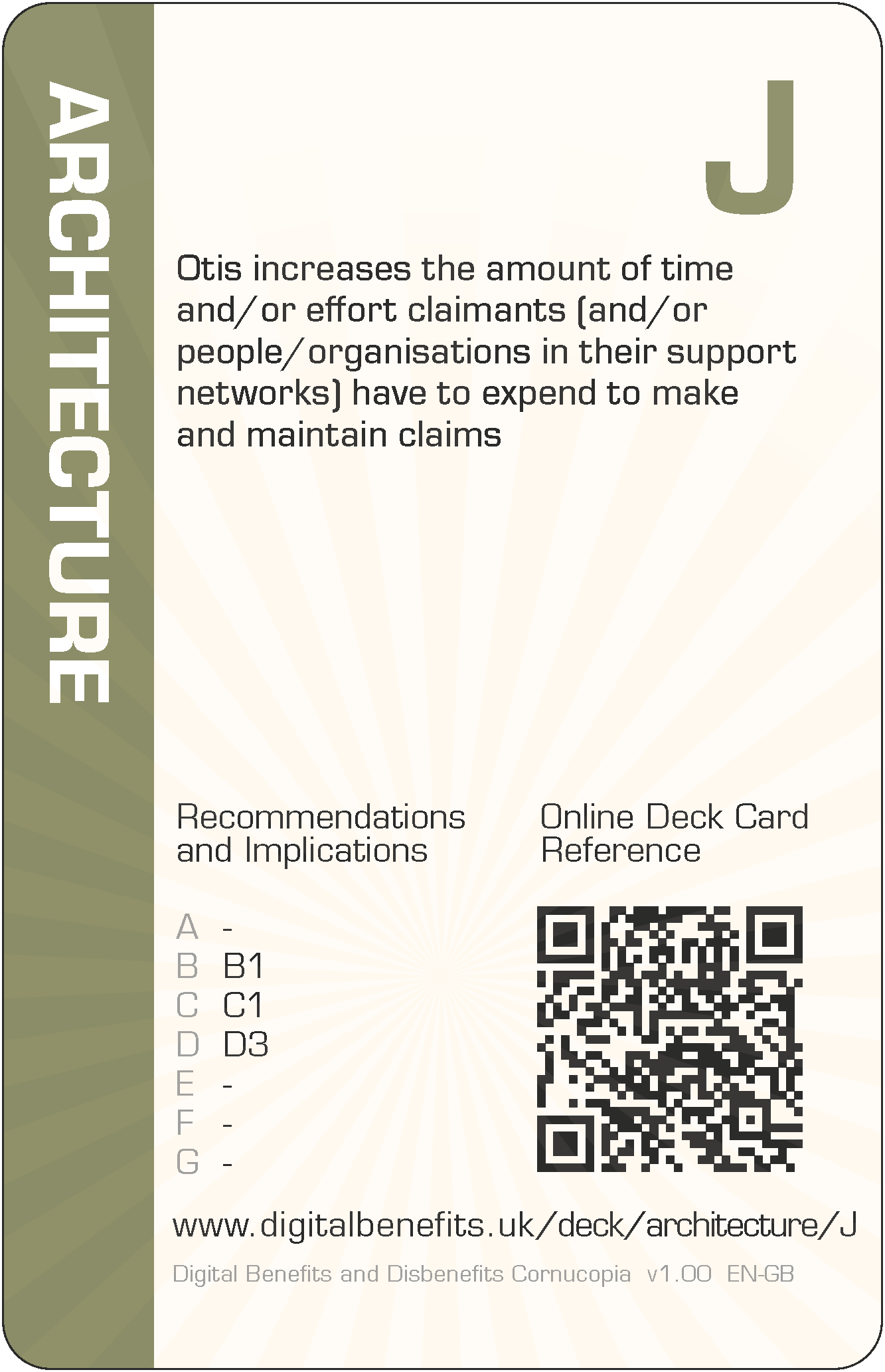 Otis increases the amount of time and/or effort claimants (and/or people/organisations in their support networks) have to expend to make and maintain claims