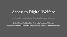 Presentation for Access to Digital Welfare